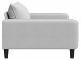 XL Armchair Light Grey Velvet 42043546