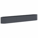 Raised Garden Bed Anthracite 300 x 40x 40 cm Steel 8011728