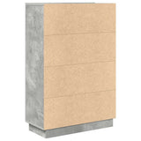 Desk Concrete Grey 71.5 x 31.5 x 106.5 cm Engineered Wood 869485