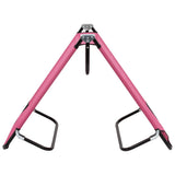 Sun Lounger Pink Powder-coated steel Large Foldable 310349