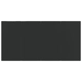 5 Piece Garden Dining Set Black PVC Rattan 3156544