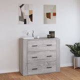 Sideboard Grey Sonoma 80x33x70 cm Engineered Wood 816582