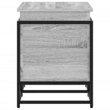 Storage Box with Lid Grey Sonoma 80x40x51.5 cm Engineered Wood 848802