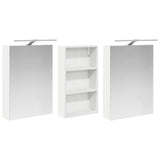 Bathroom Cabinet Set 3 pcs 140 x 14.5 x 70 cm Engineered wood 3403784