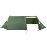 Camping Tent Tunnel 4-Person Green Waterproof 94394