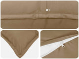 Cushion Cover 12 pcs HOUTEN Taupe 40 x 80 cm Polyester 918315
