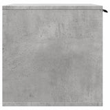 Cat Litter Box Enclosure Concrete Grey 80x50x45 cm Engineered Wood 857736