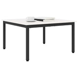 Coffee Table White 80 x 80 x 45 cm Solid Pine Wood 892768