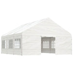 Gazebo with Roof White 6.69x5.88x3.75 m Polyethylene 3155495