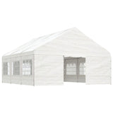 Gazebo with Roof White 6.69x5.88x3.75 m Polyethylene 3155495