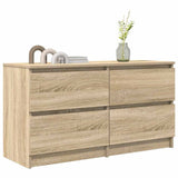 TV Cabinet Sonoma Oak 100x35x54 cm Engineered Wood 861798