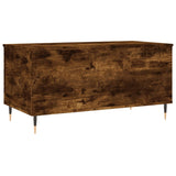 Coffee Table Smoked Oak 90x44.5x45 cm Engineered Wood 830969
