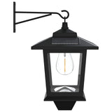 Wall Mount Lamp with LED Bulb 2 pcs Black 19 x 14 x 25 cm 42042689
