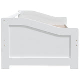 ZNTS 3-Seater Day Bed without Mattress White 90x200cm 322165