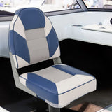 4 Piece Foldable Boat Seat Set High Backrest 3284332