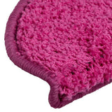 Stair Mats 15 pcs 65x21x4 cm Pink Half Round Large 322381