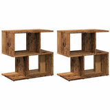 Bedside Cabinets 2 pcs Old Wood 50x30x51.5 cm Engineered Wood 856535