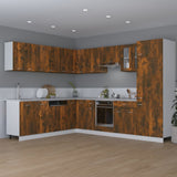 Hanging Cabinet Smoked Oak 80x31x60 cm Engineered Wood 815588