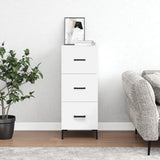 Sideboard White 34.5x34x90 cm Engineered Wood 828604