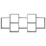 Wall Shelf Grey Sonoma 159x18x65 cm Engineered Wood 853214