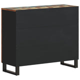 Sideboard with 2 Doors 90x33x75 cm Solid Wood Reclaimed 352927