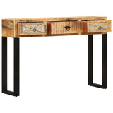 ZNTS Console Table 110x30x76 cm Solid Mango Wood 282761