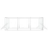 Outdoor Dog Kennel Silver 6x6x2 m Galvanised Steel 3190460