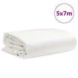 Tarpaulin White 5x7 m 650 g/m 156201