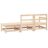 3 Piece Garden Lounge Set Solid Wood Pine 825520