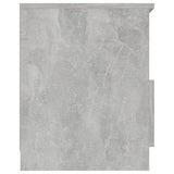 Bed Cabinet Set of 2 Concrete grey Engineered wood Bed Cabinet 806166