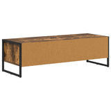 TV Cabinet Smoke Oak 100 x 36.5 x 30.5 cm Engineered Wood 886554
