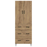 Cabinet Set 2 pcs Artisan Oak 66 x 34.5 x 90 cm Engineered Wood 3416645