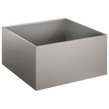 Garden Planter 2 pcs Rusty 40 x 40 x 30 cm Weathering Steel 8005049
