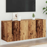 TV Cabinet Wall-mounted Old Wood 100x30x41 cm 857670