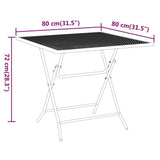 Garden Dining Set Anthracite 3084721