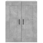 Highboard Concrete Grey 69.5x34x180 cm Engineered Wood 3199877