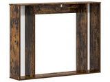 Fireplace Surround Smoked Oak 100 x 20 x 100 cm Engineered Wood 8006620