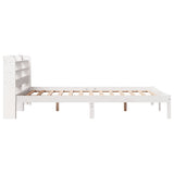 Bed Frame without Mattress White 160x200 cm Solid Wood Pine 3306546
