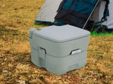 20L Portable Travel Mobile Toilet Outdoor Camping Handle WC with 2 Detachable Tanks & Push-button T3398P348596