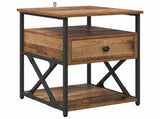 Bedside Cabinet Old Wood 40 x 42 x 55 cm Engineered Wood 881881