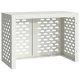 Air Conditioner Cover White 100 x 50 x 70 cm Steel 865898