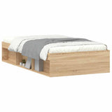 Bed Frame without Mattress Sonoma Oak 90x200 cm 3203826