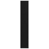 Room Divider Black Oak 100 x 24 x 140 cm Engineered Wood 875012