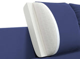 2-Seater Sofa 2-Seater Police Blue 188 x 81 x 89 cm Velvet 42048624