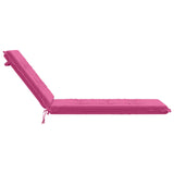 Sunlounger Cushion GEMERT 100% Polyester Pink 190 x 60 x 9 cm 947393