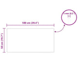 Table Top 4 pcs Black Tempered Glass 318763