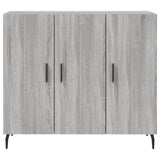 Sideboard Grey Sonoma 90x34x80 cm Engineered Wood 828130