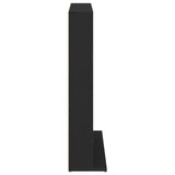 CD Cabinet Black Oak 65 x 23.5 x 97.5 cm Engineered Wood 8012676