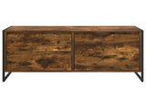 TV Cabinet Smoke Oak 100 x 36 x 49.5 cm Engineered Wood 886620