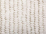Rug Cream 300 x 400 cm 100% Polyester 3 mm Washable 42041628